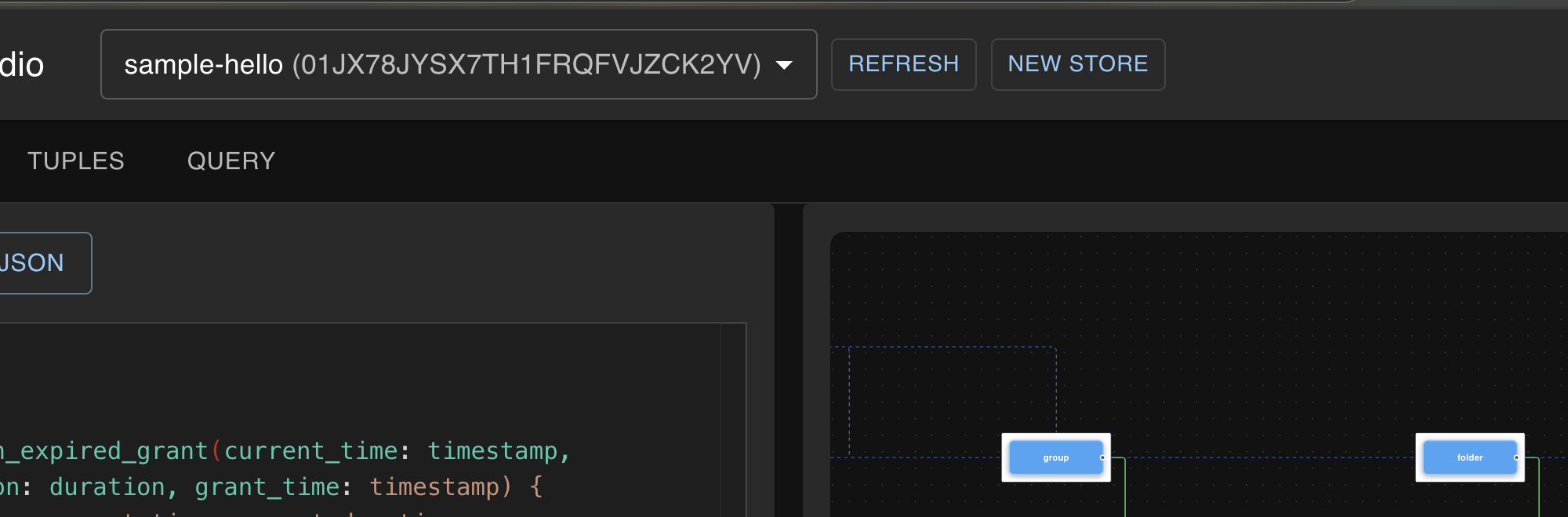OpenFGA Studio